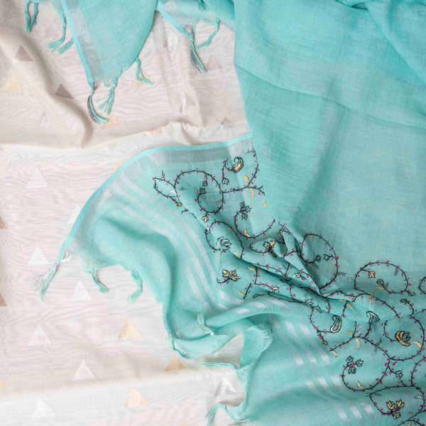 Sunehri Leher Chanderi Elegance
