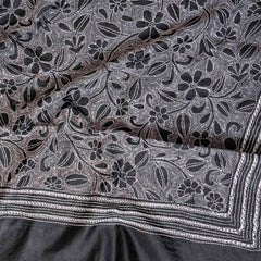 Hand Embroidery Kantha Silk Dupatta