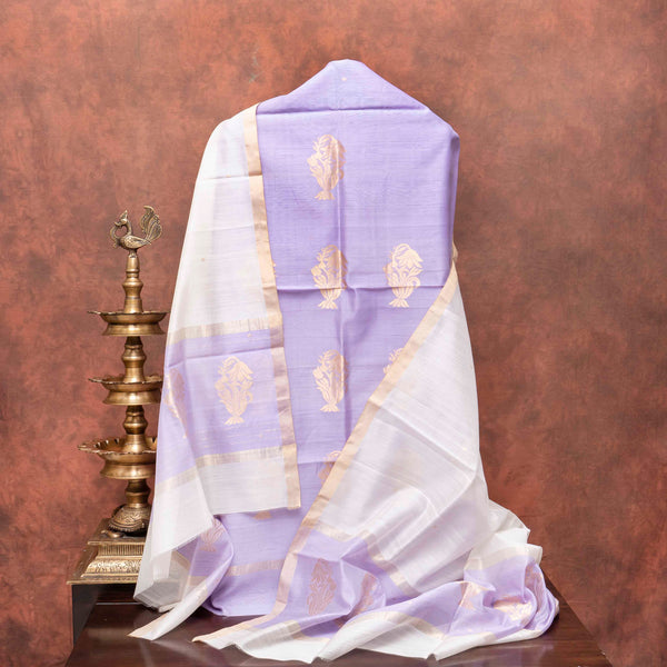 Chanderi Silk's Lavender Grace