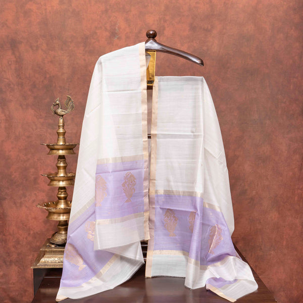 Chanderi Silk's Lavender Grace