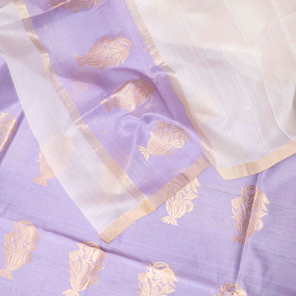 Chanderi Silk's Lavender Grace