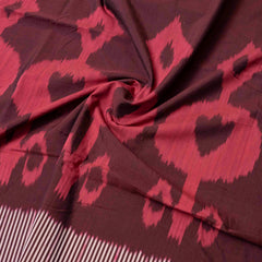 Handloom Cotton Ikkat Fabric
