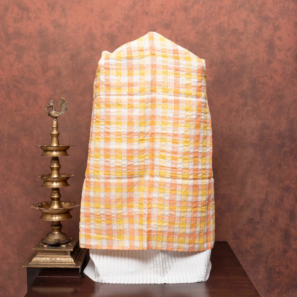 Sunehri Jamdani Linen Charm
