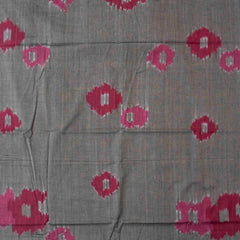 Handloom Cotton Ikkat Fabric