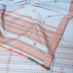 Neelpari Handcrafted Woollen Mirror Shawl