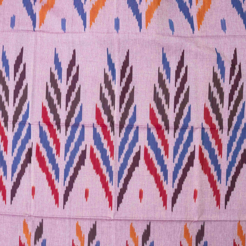 Handloom Cotton Ikkat Fabric