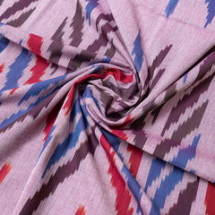 Handloom Cotton Ikkat Fabric