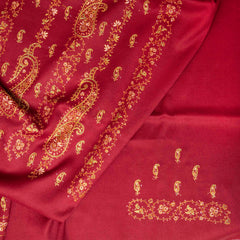 Kashmiri Hand Embroidered Woollen Suit Set