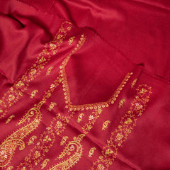 Kashmiri Hand Embroidered Woollen Suit Set