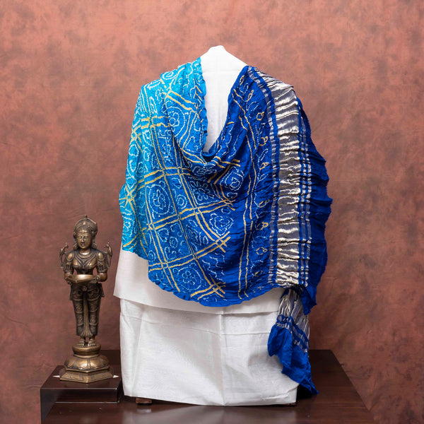 Neelratna Bandhani – Chanderi & Gaji Silk Grandeur