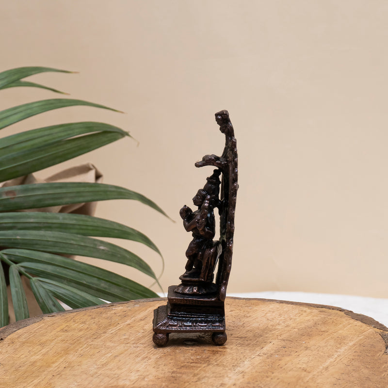Copper Krishna Idol