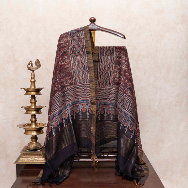 Ajrakh Rooh-e-Shaahi Weave