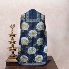 Regal Hand Block Ajrakh Chanderi Kurta & Dupatta Set