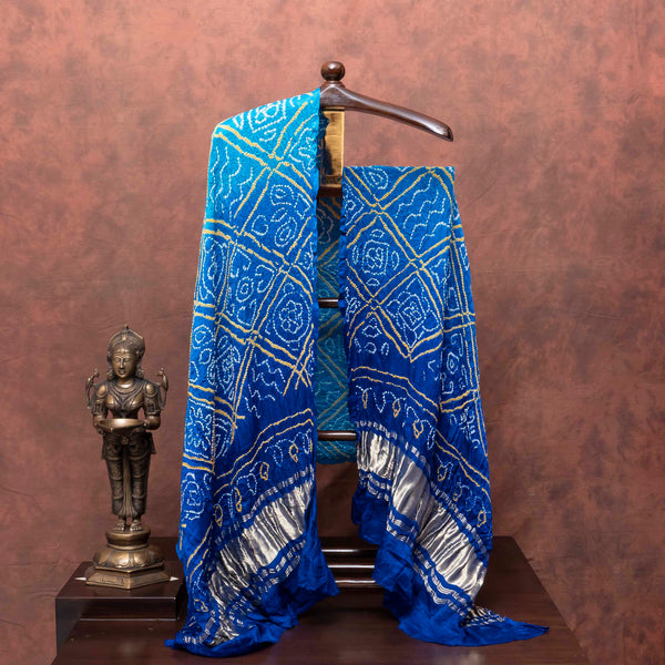 Neelratna Bandhani – Chanderi & Gaji Silk Grandeur