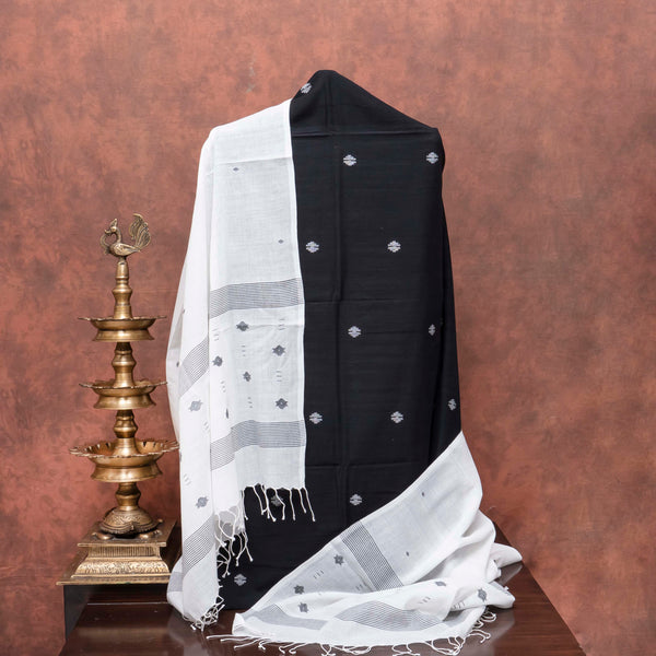 Noir Jamdani Ethnic Elegance