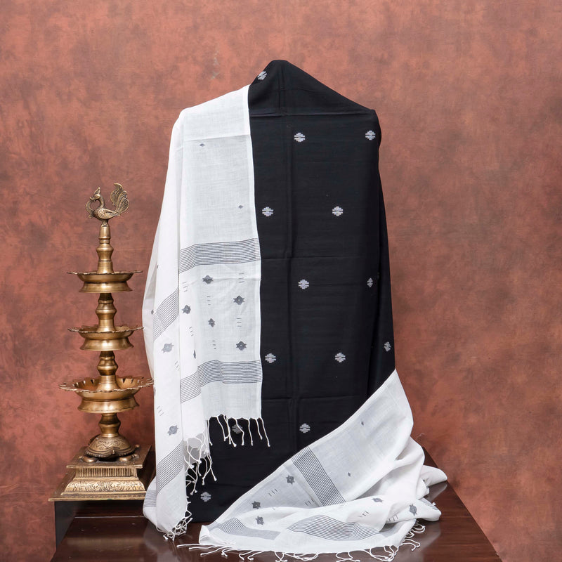 Noir Jamdani Ethnic Elegance