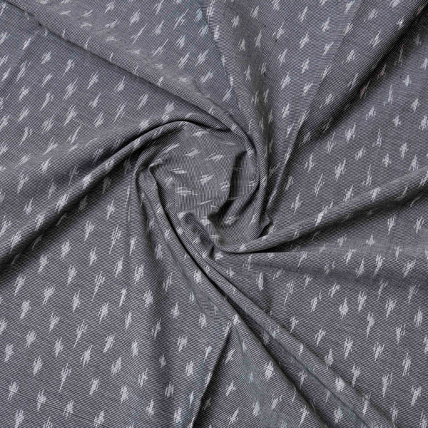 Handloom Cotton Ikkat Fabric
