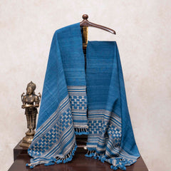 Kutchi Weave's Indigo Resham Libaas