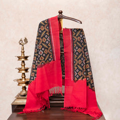 Handloom Ikkat Kurta Fabric & Ikkat Dupatta