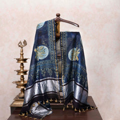 Regal Hand Block Ajrakh Chanderi Kurta & Dupatta Set