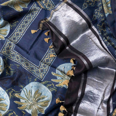 Regal Hand Block Ajrakh Chanderi Kurta & Dupatta Set