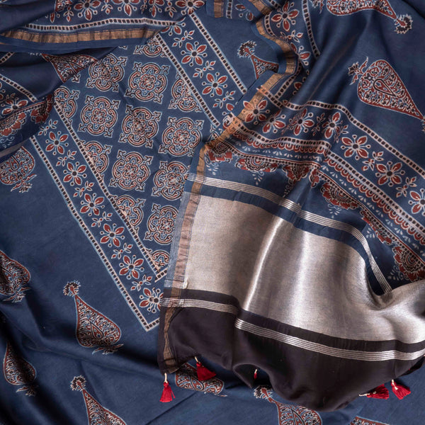 Noor-e-Ajrakh Chanderi Grace