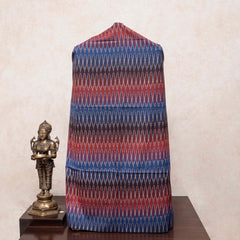 Ikkat Cotton's Laal-Neela Vastra