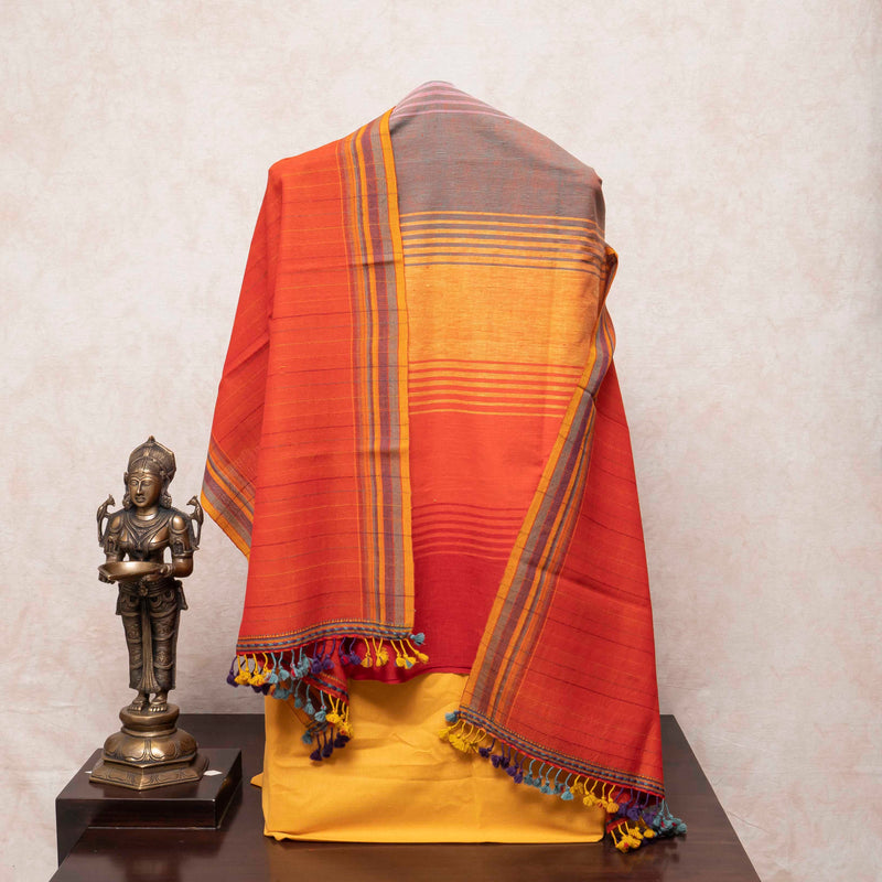 Striped Kala Cotton's Garam Libaas