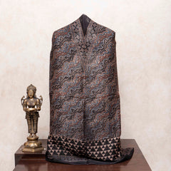 Resham Linen Ajrakh's Royal Drape