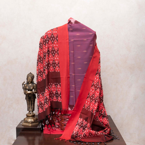 Regal Ikat Handloom Cotton Ensemble
