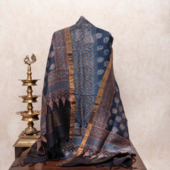 Ajrakh Silk Heritage Elegance