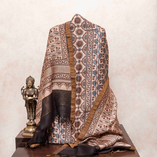 Surkh Ajrakh's Linen Resham Dastkar