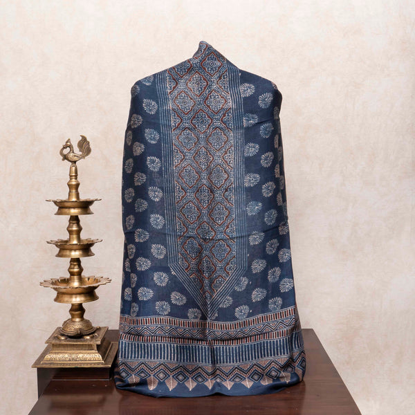 Ajrakh Silk Heritage Elegance