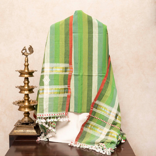 Handloom Kala Cotton Kurta - Bottom Fabric & Handloom Kala Cotton Dupatta