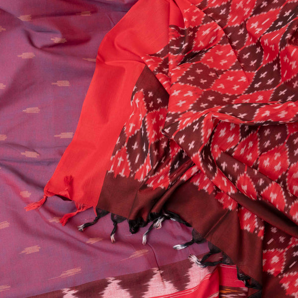 Regal Ikat Handloom Cotton Ensemble