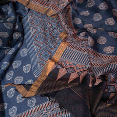 Ajrakh Silk Heritage Elegance