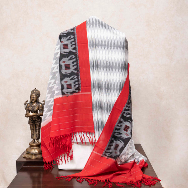 Ikkat Cotton's Gehra Laal Dastkar