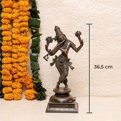 Handcrafted Brass Krishna Playing With Flute