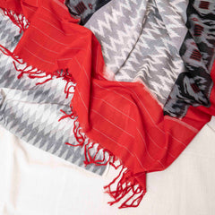 Ikkat Cotton's Gehra Laal Dastkar