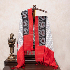 Ikkat Cotton's Gehra Laal Dastkar