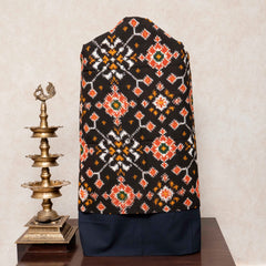 Handloom Cotton Ikkat Kurta Fabric, Handloom Cotton Bottom Fabric & Handloom Cotton Ikkat Dupatta