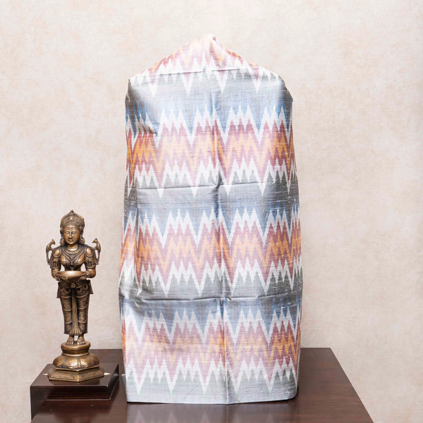 Kashmiri Tussar's Ikkat Resham Poshak