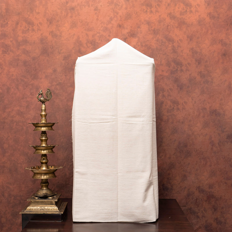 Handloom Kala Cotton Kurta, Bottom Fabric & Handloom Kala Cotton Stripes Stole