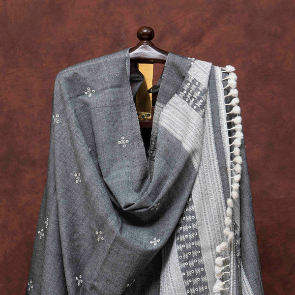 Bhujodi Handloom Woollen Shawl