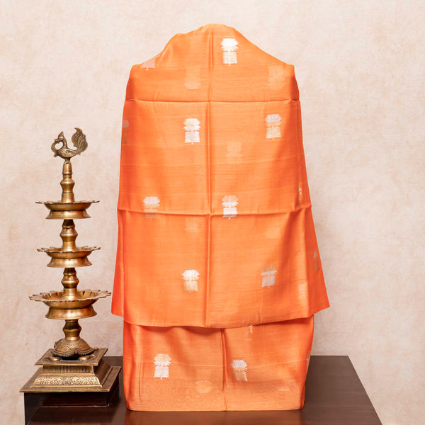 Handloom Chanderi Silk Kurta, Bottom Fabric With Kadwa Weave & Handloom Chanderi Silk Dupatta With Kadwa Weave