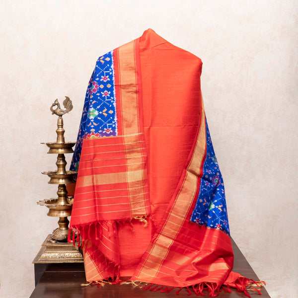 Divine Radiance Ikkat Silk Ensemble
