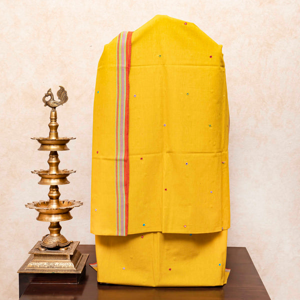 Handloom Kala Cotton Kurta, Bottom Fabric & Handloom Kala Cotton Dupatta