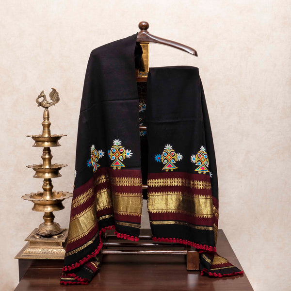 Zari Nakshi Handcrafted Heritage Shawl