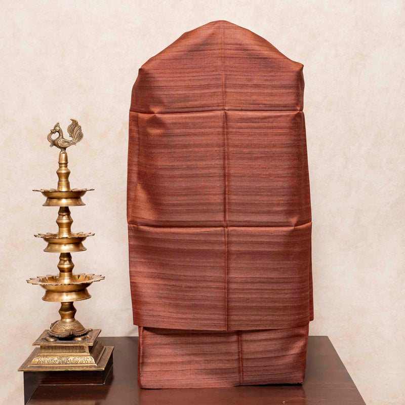 Handloom Tussar Kutta Bottom Fabric & Handloom Tussar Madhubani Dupatta