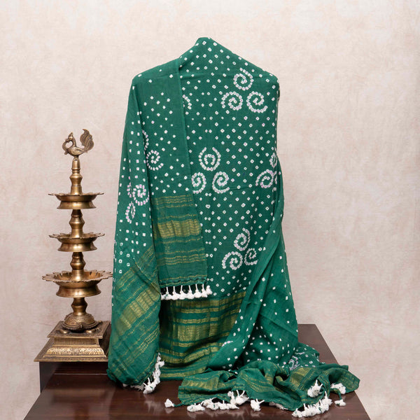 Vrindavan Bandhej Kala Cotton